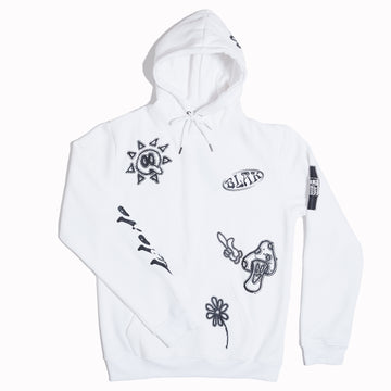 Techno Hoodie White